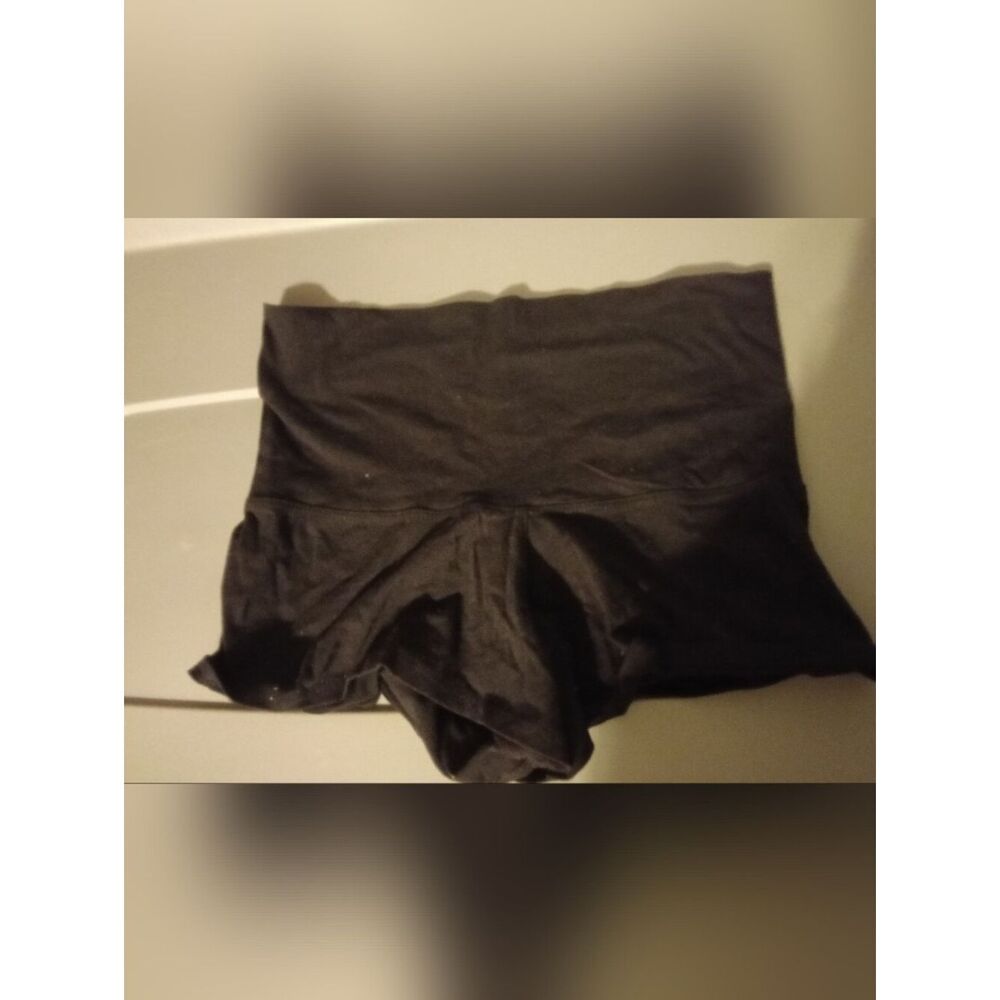 Wet Seal Black High-Waist Shaping Boyshorts